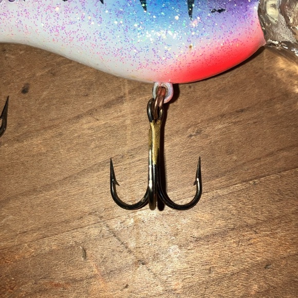 Vintage Manns Loudmouth II fishing lure /  Hooks - Picture 7 of 10